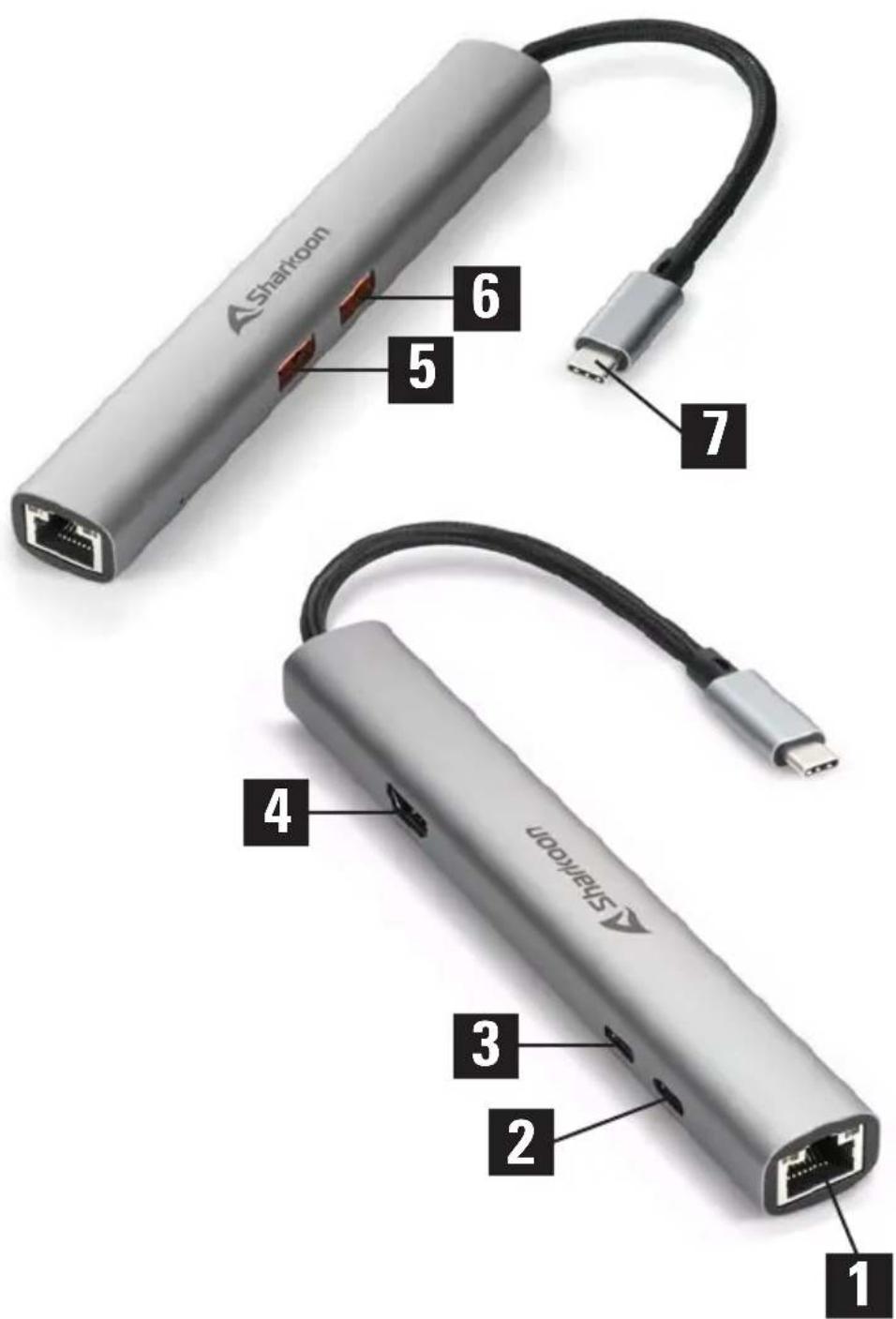 Sharkoon OfficePal Combo Adapter - 1