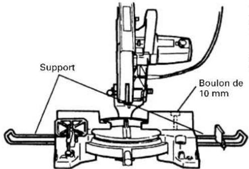 HITACHI C 15FB - Installation des supports (Accessoire standard) - 1