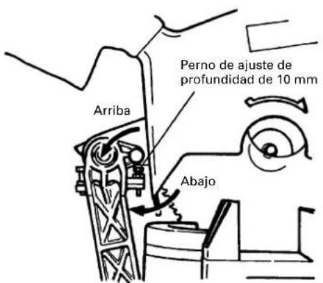 HITACHI C 15FB - Comprobación de la posición límite inferior de la hoja de sierra - 1