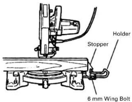 HITACHI C 15FB - Stopper for precision cutting (Standard accessory) - 1