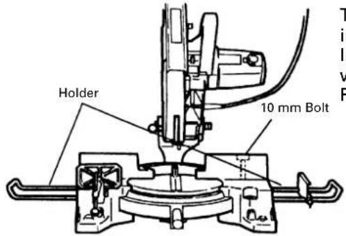 HITACHI C 15FB - Installing the holders (Standard accessory) - 1