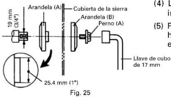 HITACHI C 15FB - MONTAJE Y DESMONTAJE DE LA HOJA DE SIERRA - 3