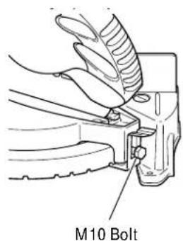 HITACHI C 10FCE2 - Install the side handle - 1