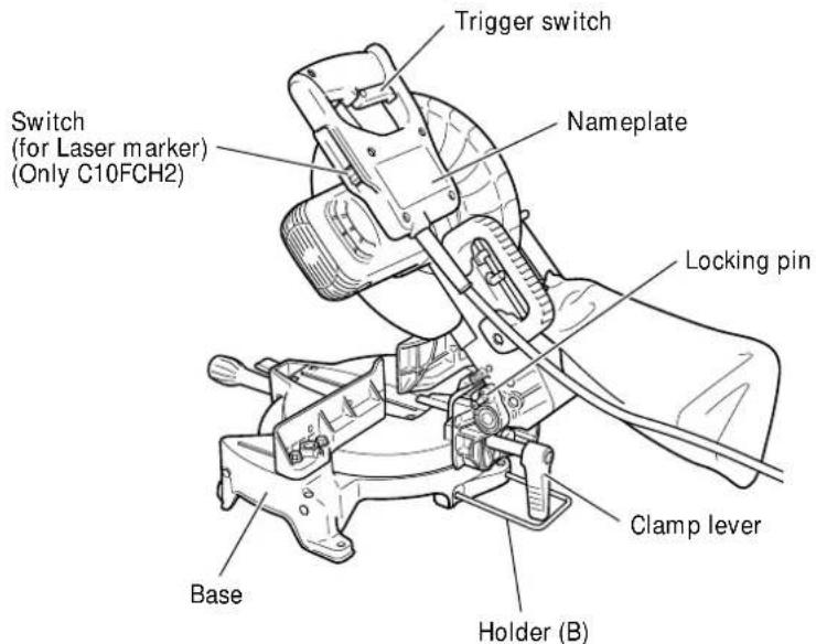 HITACHI C 10FCE2 - NAME OF PARTS - 2