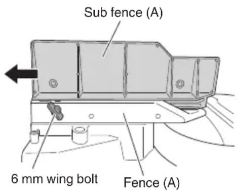 HITACHI C 12RSH2 - Checking the saw blade lower limit position - 3
