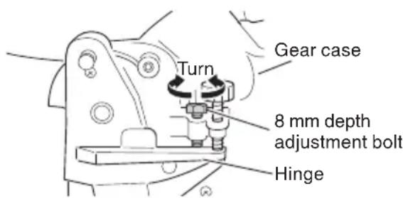 HITACHI C 12RSH2 - Checking the saw blade lower limit position - 2