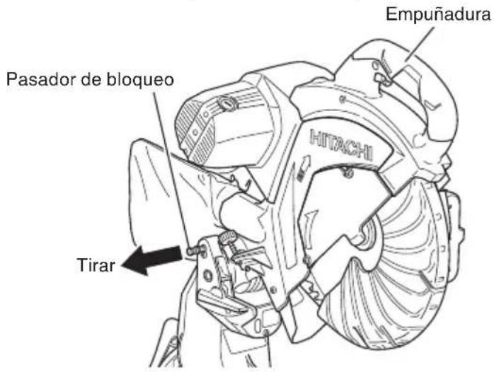 HITACHI C 12RSH2 - Liberación del pasador de bloqueo - 1