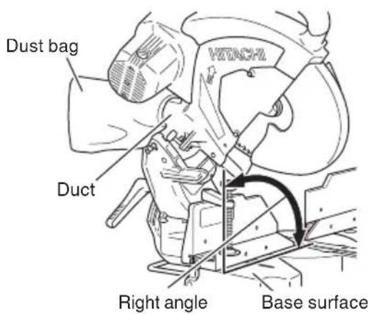 HITACHI C 12RSH2 - NOTE: When cutting a single groove at either end of the workpiece, remove the unneeded portion with a chisel. - 3
