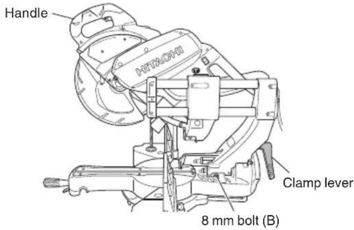 HITACHI C 12RSH2 - Bevel angle fine adjustment - 1