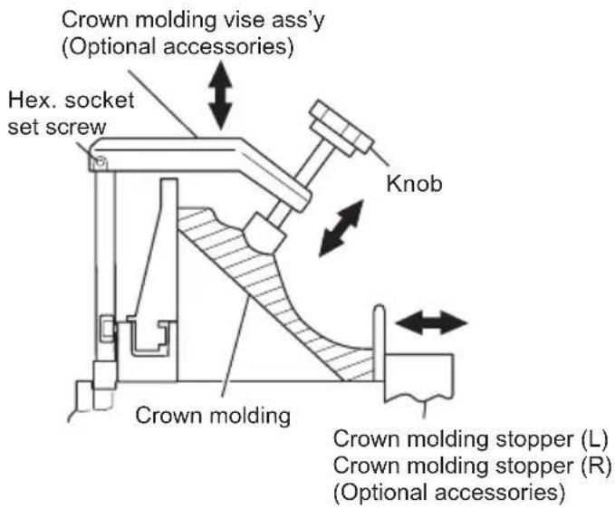 HITACHI C 12RSH2 - Cutting method of crown molding without tilting the saw blade - 2
