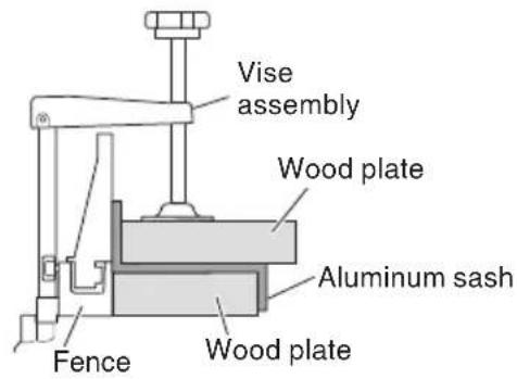 HITACHI C 12RSH2 - NOTE: When cutting a single groove at either end of the workpiece, remove the unneeded portion with a chisel. - 1