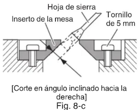 HITACHI C 12RSH2 - Ubicación del inserto de la mesa - 3