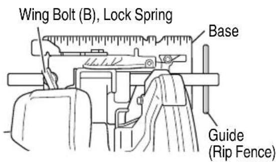 HITACHI C7UR - Regulating the guide (Rip fence) (Fig. 10, 11).... Optional Accessory - 2