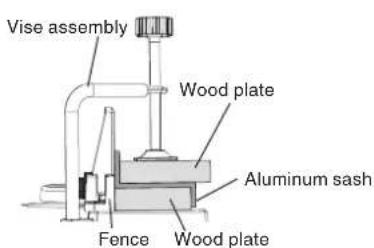 HITACHI C 10FSHC - Cutting easily-deformed materials, such as aluminum sash - 1