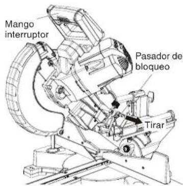 HITACHI C 10FSHC - Liberación del pasador de bloqueo - 1