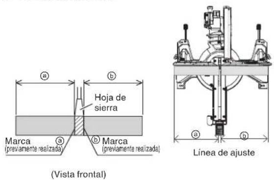 HITACHI C 10FSHC - ADVERTENCIA: Siempre sujete firmemente la pieza de trabajo a la escuadra de guía, ya que de lo contrario podría salirse de la mesa y causar lesiones serias. - 1