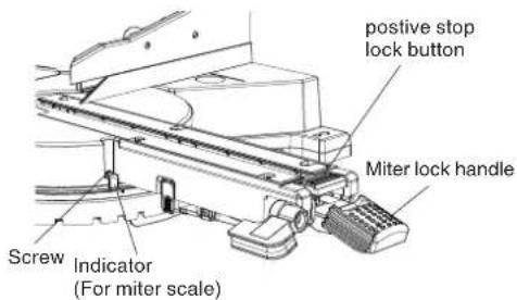 HITACHI C 10FSHC - 45° Right bevel adjustment - 2
