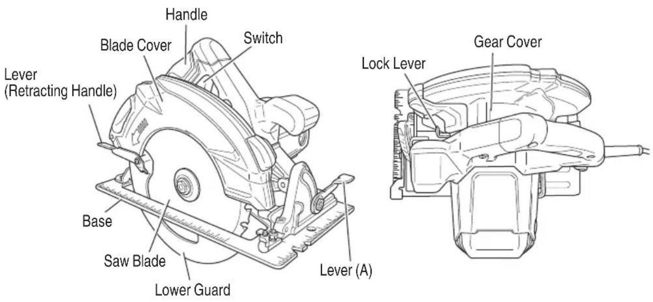 METABO C7BUR - NAME OF PARTS - 1