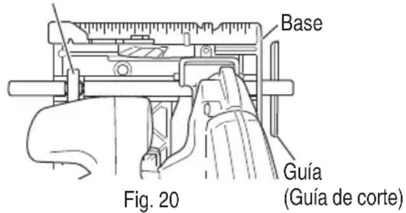 METABO C1807DAQ4 - Regulación de la guía (Guía de corte) (Fig. 19, 20) - 2