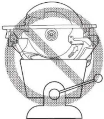 METABO C1807DAQ4 - Never attempt to saw with the circular saw held upside down in a vise. - 1
