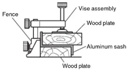 METABO C8FSHE - Cutting easily-deformed materials, such as aluminum sash - 1