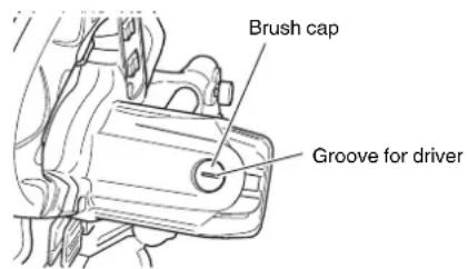 METABO C8FSHE - Inspecting the carbon brushes (Fig. 49 and Fig. 50) - 2