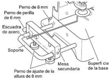 METABO C8FSHE - Instalación de la mesa secundaria - 1