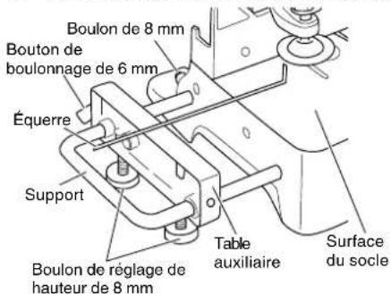 METABO C8FSHE - Installation de la table auxiliaire - 1