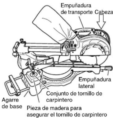 METABO C8FSHE - TRANSPORTE DEL CUERPO PRINCIPAL - 1