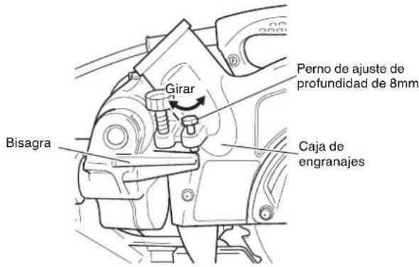 METABO C8FSHE - Comprobación de la posición de límite inferior de la hoja de sierra - 2