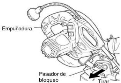 METABO C8FSHE - Liberación del pasador de bloqueo - 1