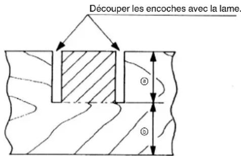 METABO C8FSHE - Procédures de coupe d'encoche - 1