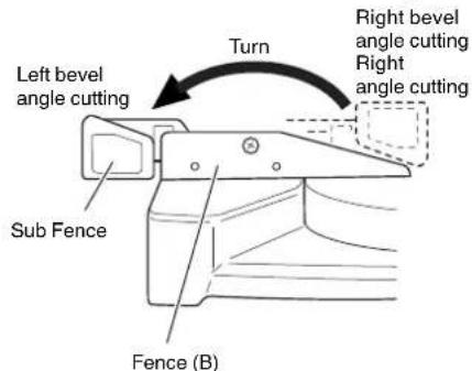 METABO C8FSHE - Checking the saw blade lower limit position - 4