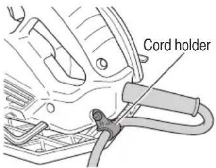 METABO C7SB3 - USING THE CORD HOLDER - 1