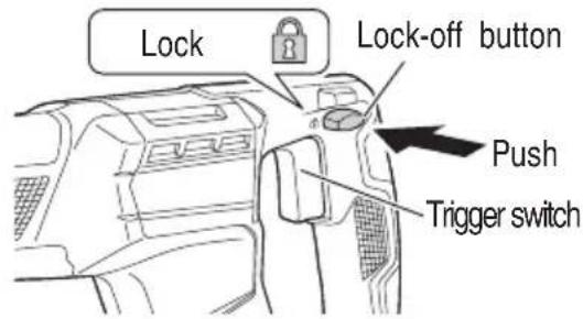METABO CR18DMA - Lock-off button - 1
