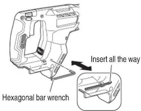 METABO CR18DMA - HOUSING THE HEXAGONAL BAR WRENCH - 1