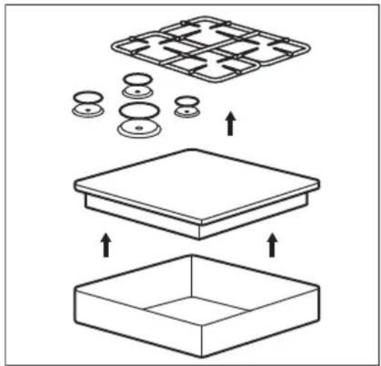 ELECTROLUX KGU643723Z - ON-TOP INSTALLATION - 1