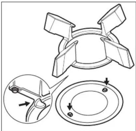 ELECTROLUX KGU643723Z - Extracción y montaje de los soportes para sartenes - 1