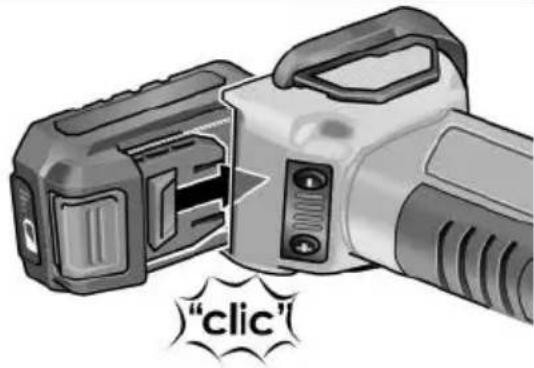 Flex KNE 16 18.0-EC - Accuplaatsen/ervangen - 1
