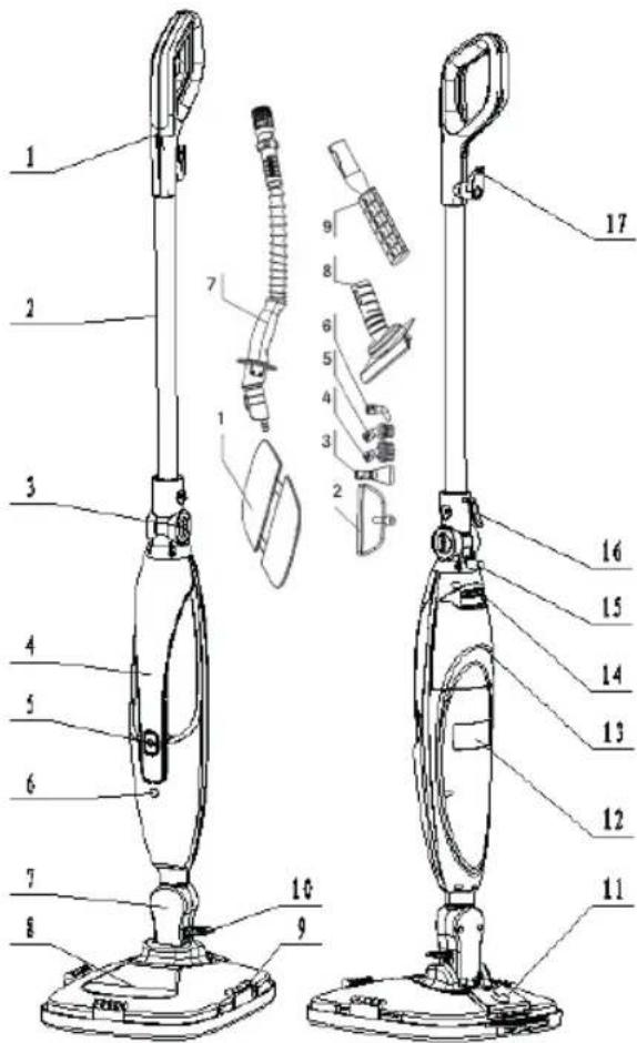 Livington Prime Steam Scrubber - Perfekte Ergänzung zum - 3