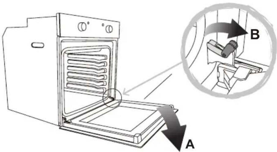 CATA ME 6206 X - Removing the Door From the Oven - 1