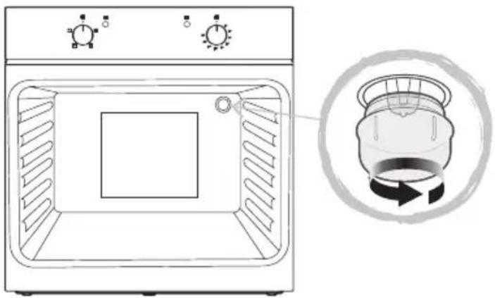 CATA ME 6206 X - Replacing the oven light bulb - 1