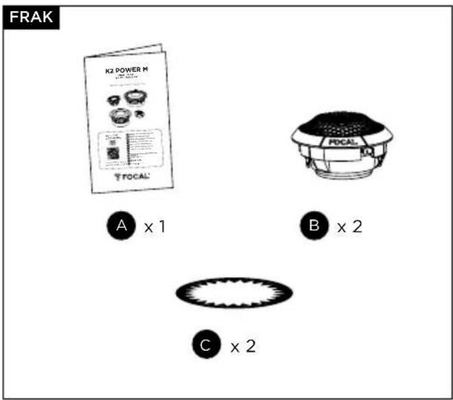 FRAK K2 POWER M Tocal A x 1 B x 2 C x 2