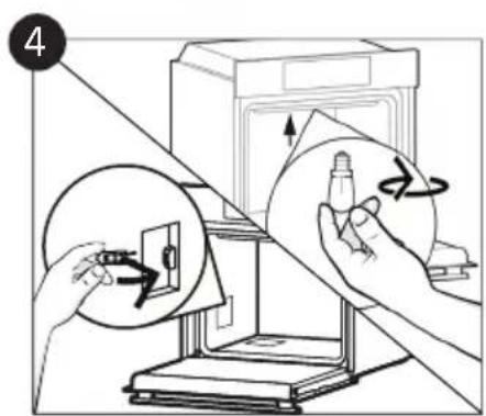 CANDY PCI 27BCH64CCB - Zamena sijalice (U zavisnosti od modela rerne.) - 4