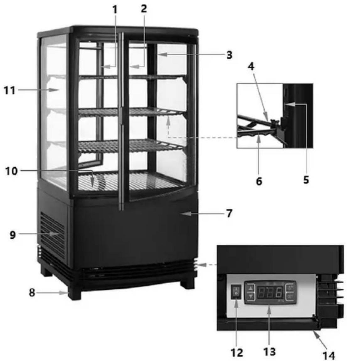 BARTSCHER 700358GV1 - Éléments de l'appareil - 1