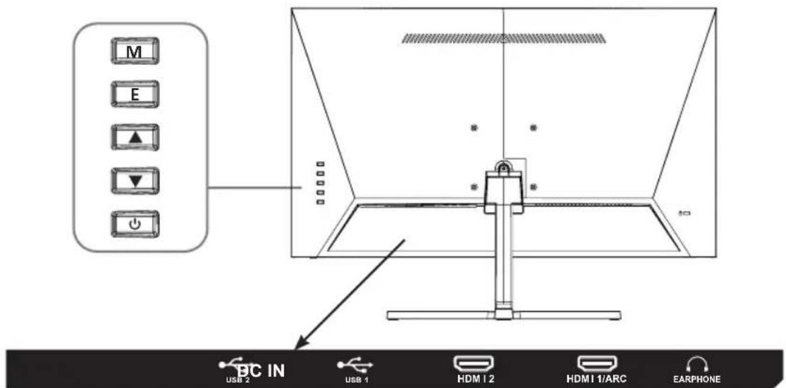 SPC SMART MONITOR 27 - PANELBEDIENING - 1