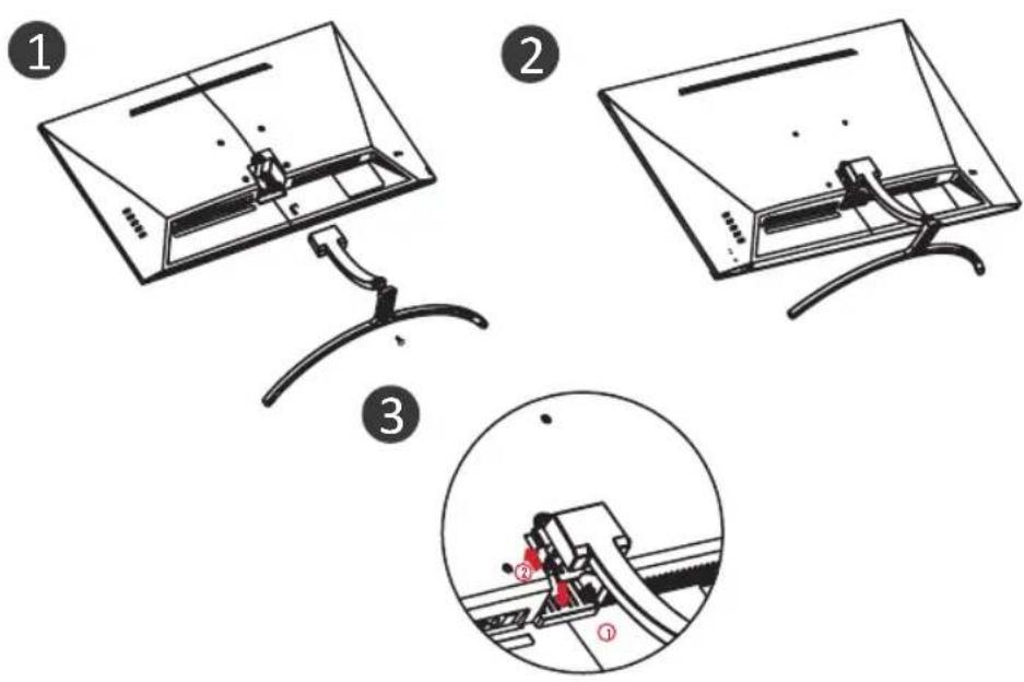 SPC SMART MONITOR 27 - INSTALLATION OF THE BASE - 1