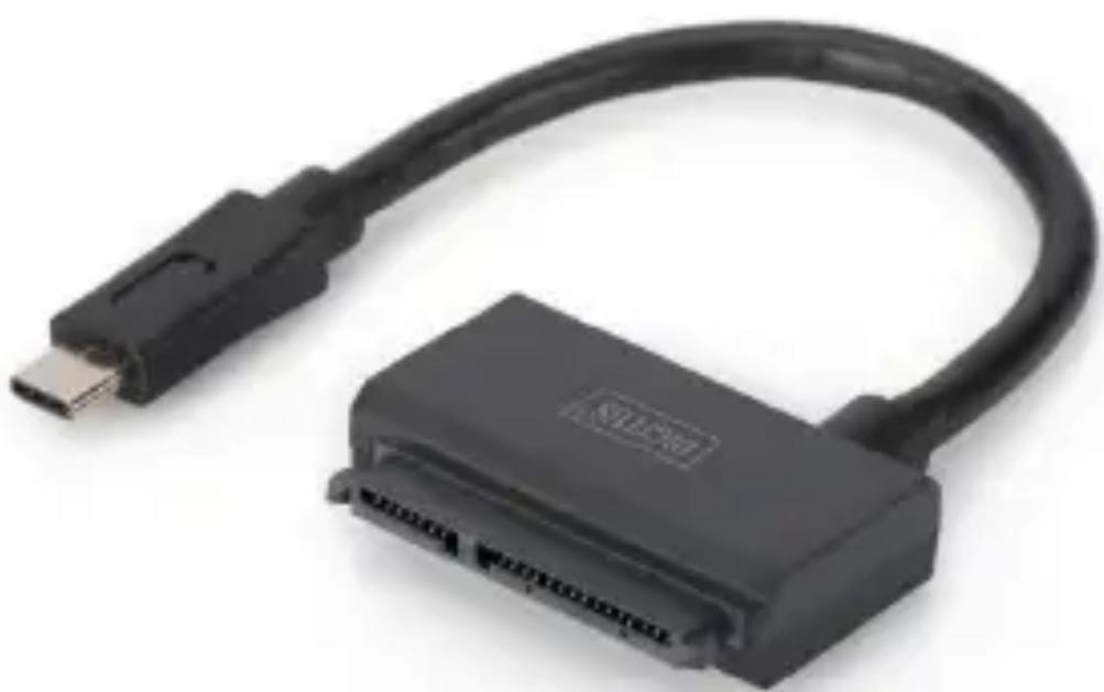 Digitus DA-70327 - Câble adaptateur USB 3.1 type C - SSD/HDD 2,5" SATA 3 - 1
