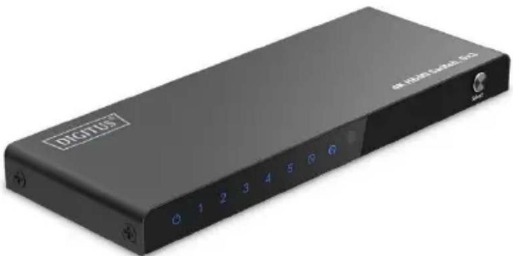 Digitus DS-55332 - Commutateur HDMI 4K, 5x1 - 1
