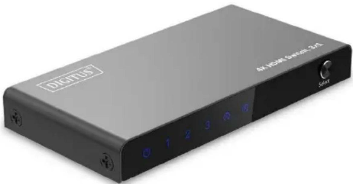 Digitus DS-55331 - Commutateur HDMI 4K, 3x1 - 1
